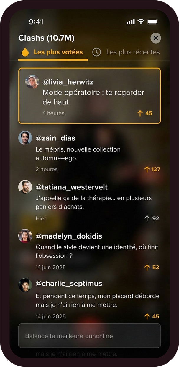 Le vote des punchlines
